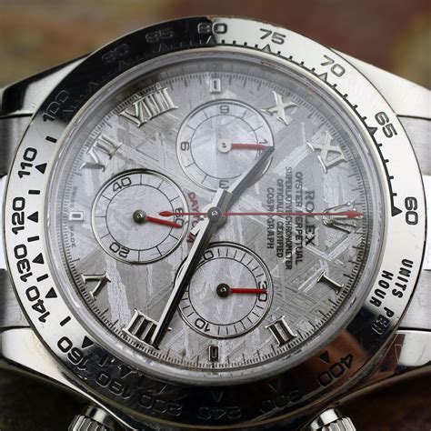 meteorite dial rolex daytona|rolex daytona cosmograph white gold.